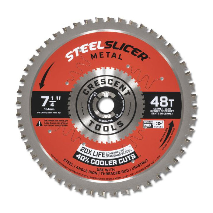 CRESCENT CRESCENT 7-1/4" 48T MEDIUM METAL BLADE - CSBMM-748