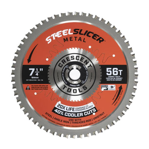 CRESCENT CRESCENT 7-1/4" 56T THIN METAL BLADE - CSBMN-756