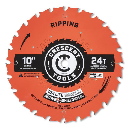 CRESCENT CRESCENT 10" 24T RIPPING BLADE - CSBRP-1024