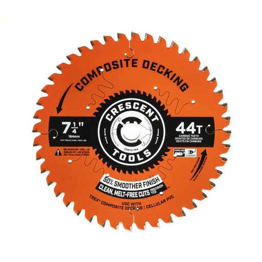 CRESCENT CRESCENT 7-1/4" 44T TREX BLADE - CSBTX-744