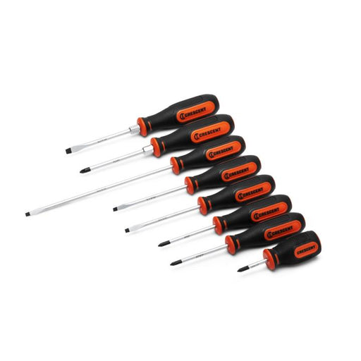 CRESCENT SCREWDRIVER SET, 8PC, MIXED, DM - CSDS8PCSET