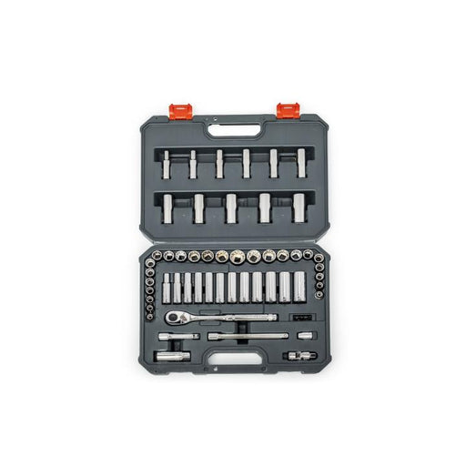 CRESCENT SOCKET SET,57PC,3/8"DR,DEEP,SAE/MM - CSWS10C