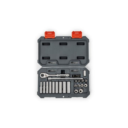 CRESCENT SCKT WRNCH SET,26PC,1/4"DR,STD/DEEP,SAE - CSWS2C