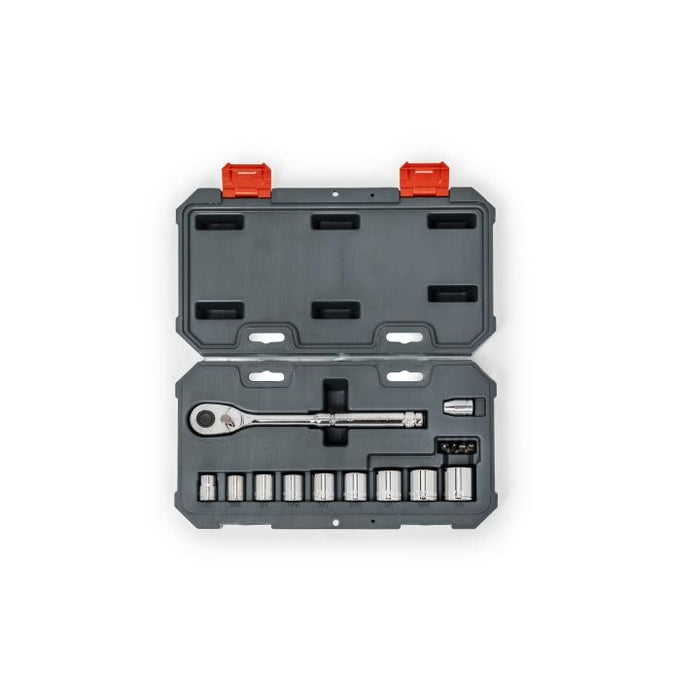 CRESCENT SOCKET WRENCH SET,15PC,3/8,6PT,SAE - CSWS38SAE15