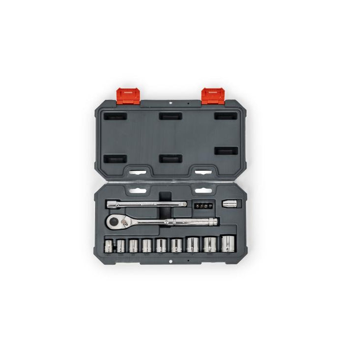 CRESCENT SOCKET WRENCH SET,16PC,3/8"DR,SAE - CSWS6C