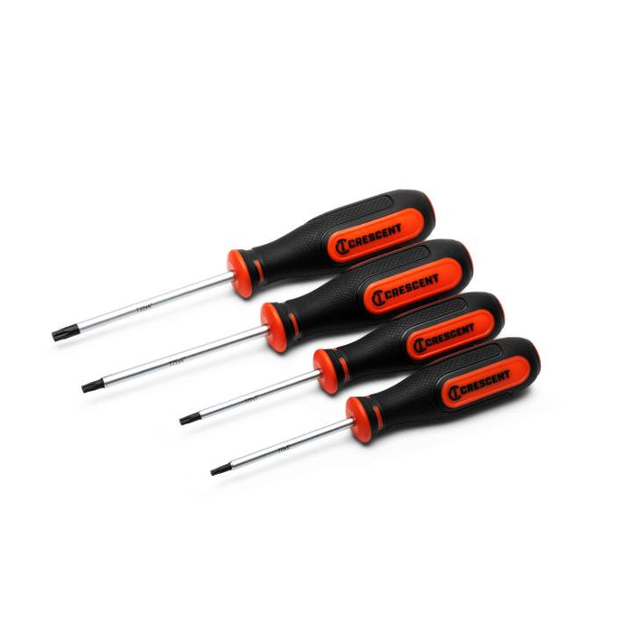 CRESCENT SCREWDRIVER SET, 4PC, TORX, DM - CTSET4PC
