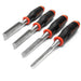 CRESCENT WOOD CHISEL SET,4PC,1/4",1/2",3/4",1" - CWCHS4