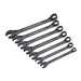 CRESCENT WRENCH SET,7PC,RATCHETING OPEN END,MM - CX6RWM7