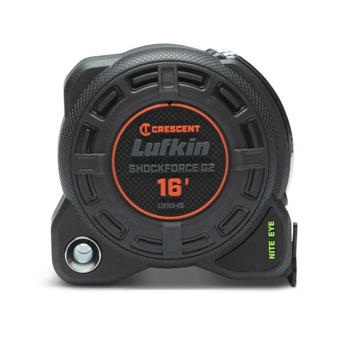 LUFKIN GEN 2 NITE EYE TAPE MEASURE,16' - L1216B-02