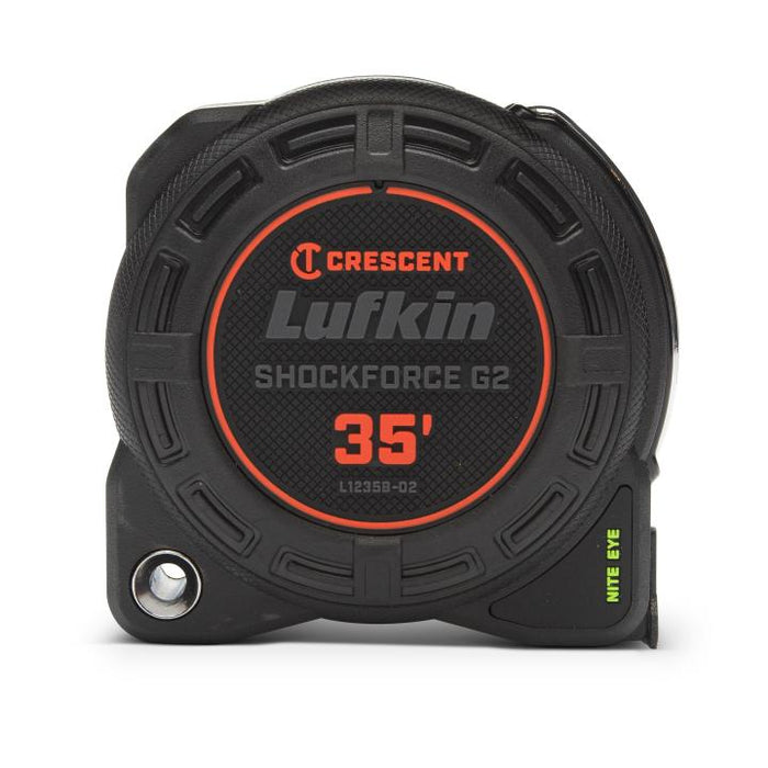 LUFKIN GEN 2 NITE EYE TAPE MEASURE,35' - L1235B-02