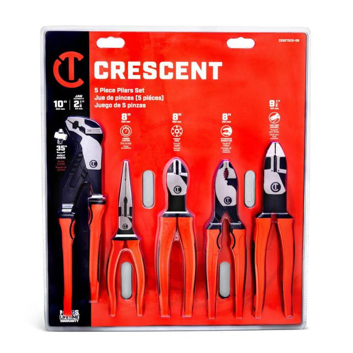 CRESCENT PLIER SET, 5PC MIXED, DM Z2 - Z2SET5CG-06