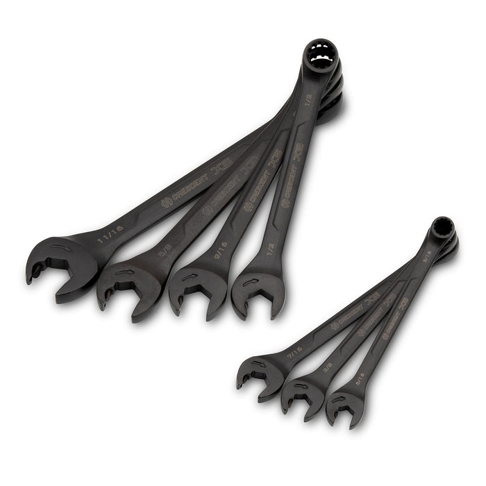 CRESCENT - WRENCH SET,7PC,RATCHETING OPEN END,SAE - CX6RWS7