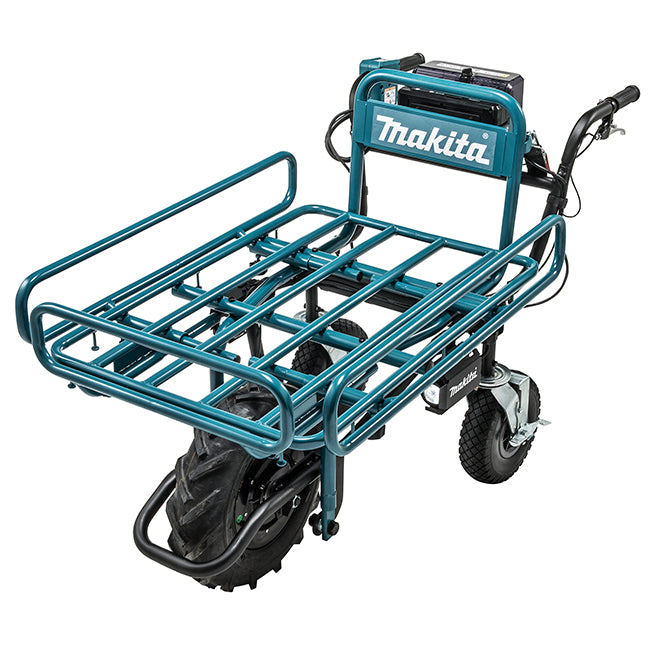 MAKITA - 18V LXT BRUSHLESS WHEELBARROW W/FLATBED TRAY, TOOL ONLY - DCU180ZX1