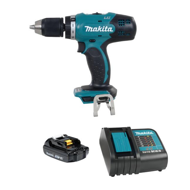 MAKITA - 18V LXT 1/2" DRILL-DRIVER, COMPACT X1KIT - DDF453Y002