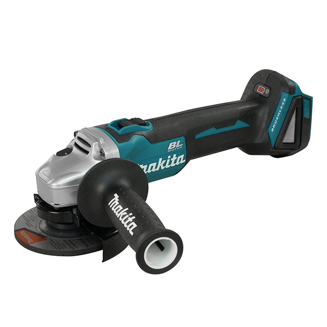 MAKITA - 18V LXT BRUSHLESS 4-1/2" ANGLE GRINDER W/THUMB SWITCH, TOOL ONLY - DGA454Z