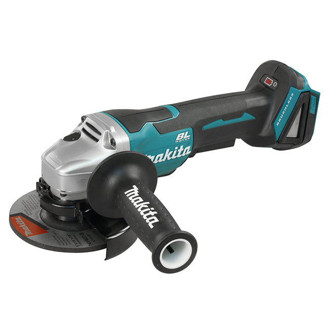 MAKITA - 18V LXT BRUSHLESS 5" ANGLE GRINDER W/PADDLE SWITCH, TOOL ONLY - DGA508Z
