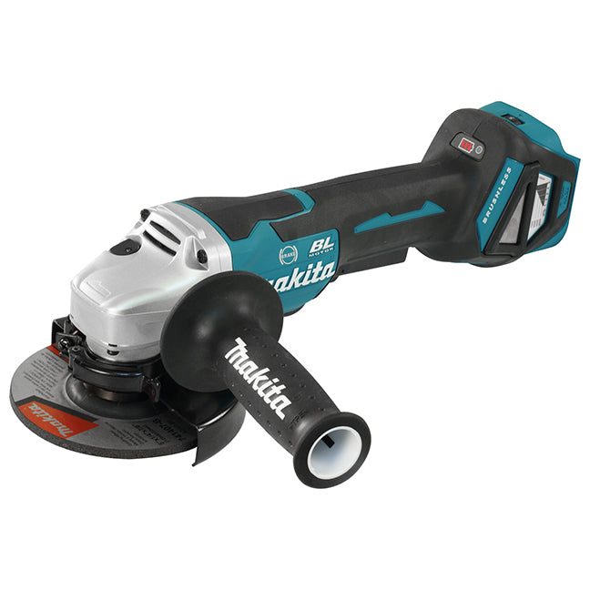 MAKITA - 18V LXT BRUSHLESS 5" ANGLE GRINDER W/PADDLE SWITCH, TOOL ONLY - DGA517Z