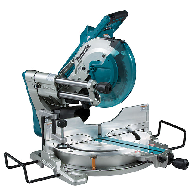 MAKITA - 36V(18VX2) LXT BRUSHLESS 10" SLIDE COMPOUND MITRE SAW W/AWS, TOOL ONLY - DLS111Z