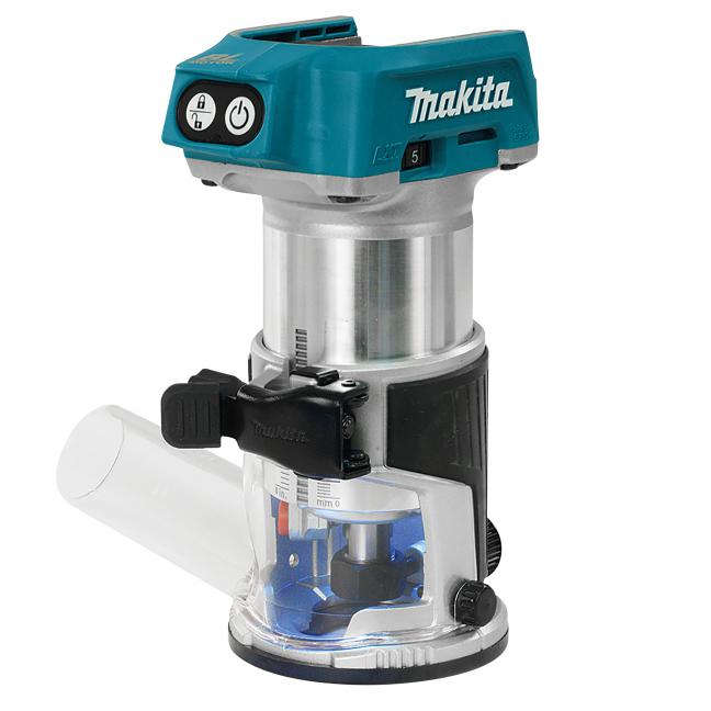 MAKITA - 18V LXT BRUSHLESS ROUTER W/2 BASES, ACCESSORIES & CASE, TOOL ONLY - DRT50ZJX6