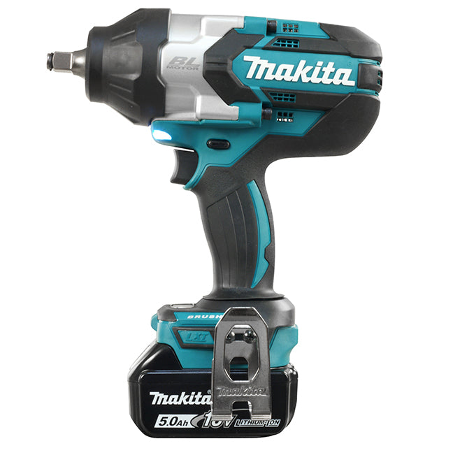 MAKITA - 18V LXT BRUSHLESS 1/2" HIGH TORQUE IMPACT WRENCH, 5.0AH X2KIT - DTW1002RTE