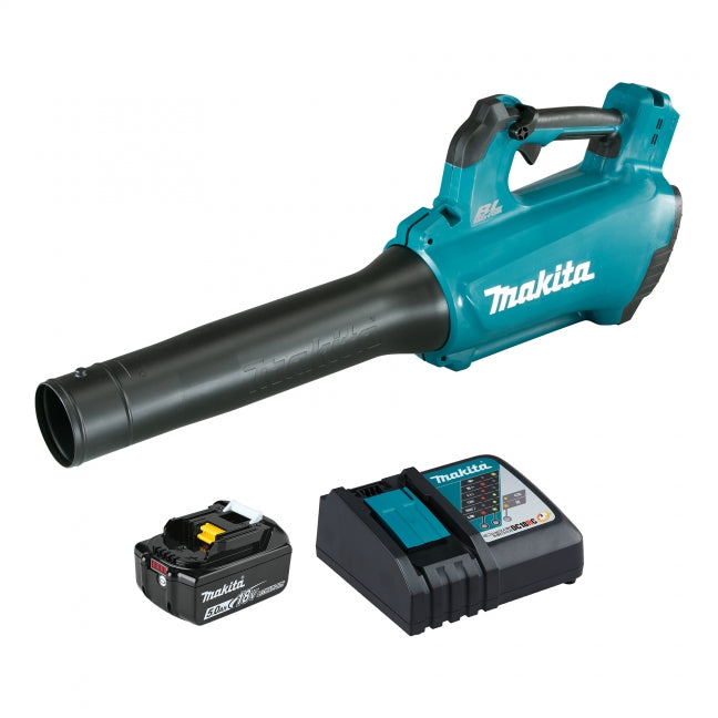 MAKITA - 18V LXT BRUSHLESS 459 CFM BLOWER, 5.0AH X1KIT - DUB184RT