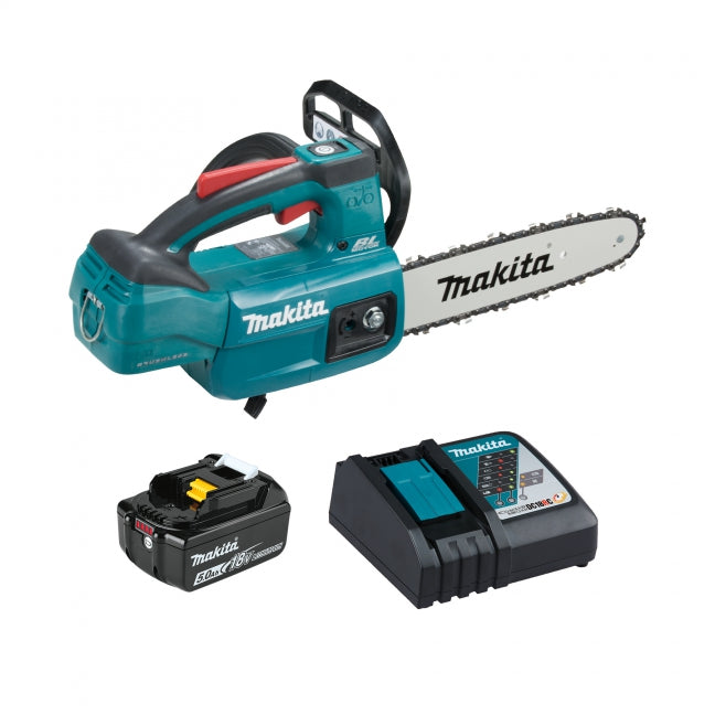 MAKITA - 18V LXT BRUSHLESS 10" TOP HANDLE CHAINSAW, 5.0AH X1KIT - DUC254RT