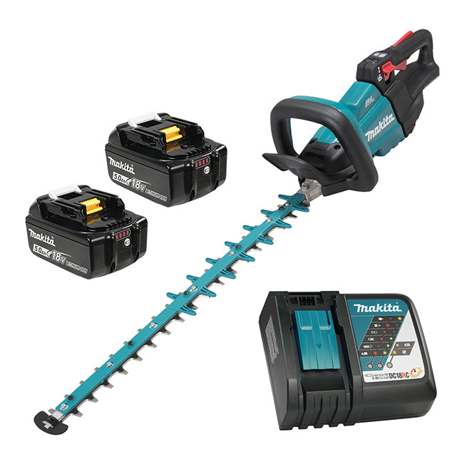 MAKITA - 18V LXT BRUSHLESS 24" HEDGE TRIMMER, 5.0AH X2KIT - DUH602RTE