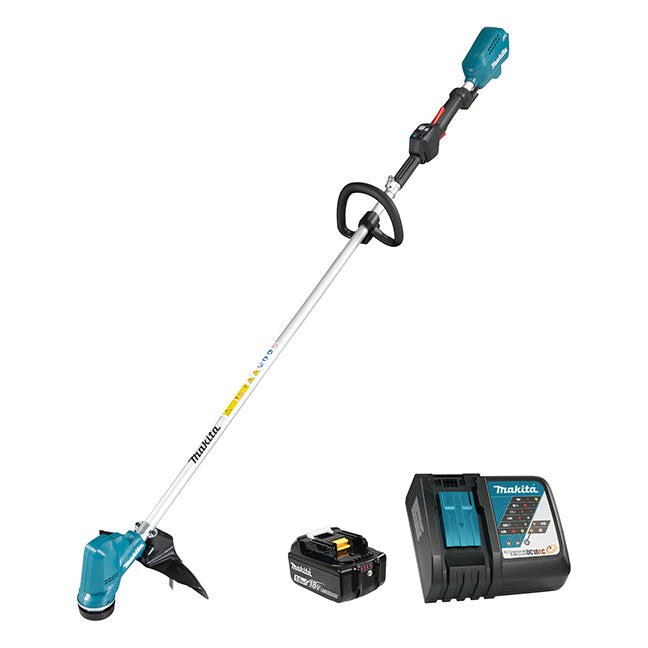 MAKITA - 18V LXT BRUSHLESS 13" LINE TRIMMER, 5.0AH X1KIT - DUR190LRT8