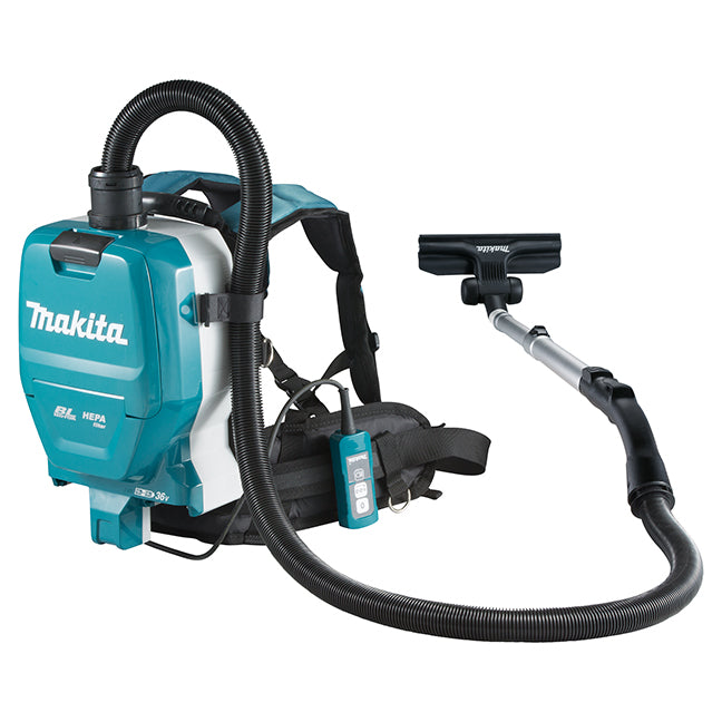 MAKITA - 36V(18VX2) LXT BRUSHLESS 2 L BACKPACK VACUUM CLEANER, TOOL ONLY - DVC261ZX11