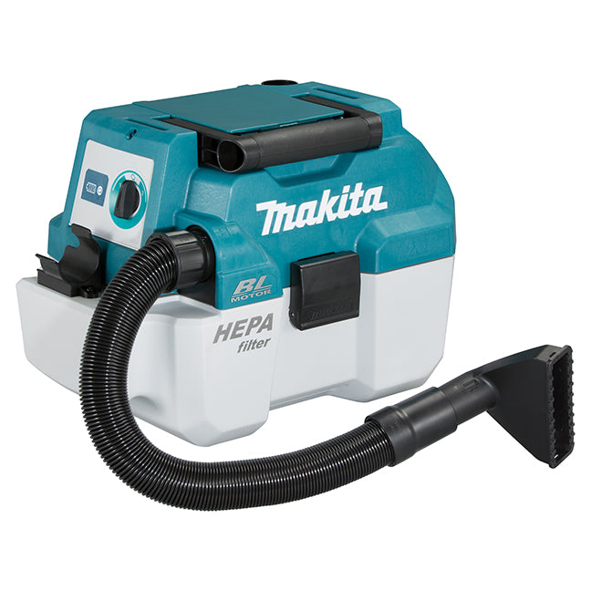 MAKITA - 18V LXT BRUSHLESS 7.5 L WET/DRY VACUUM CLEANER, TOOL ONLY - DVC750LZ