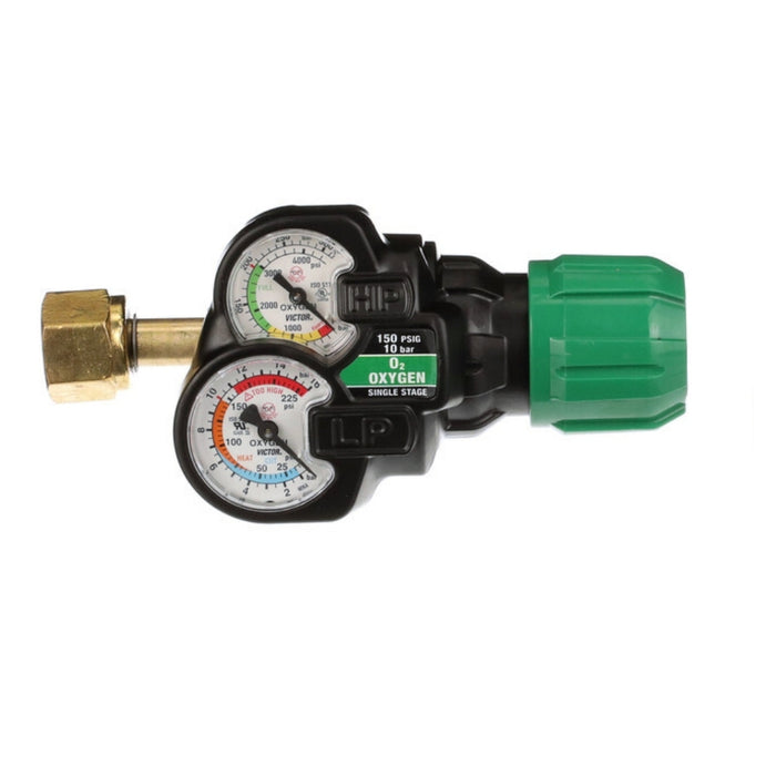 Victor EDGE™ 2.0 ESS32 Medium Duty Regulators - EDGE 2.0 ESS32-150-540 S/S Oxygen 0781-3626 CGA 540 9/16 in. - 18 RH 0 – 150 PSIG