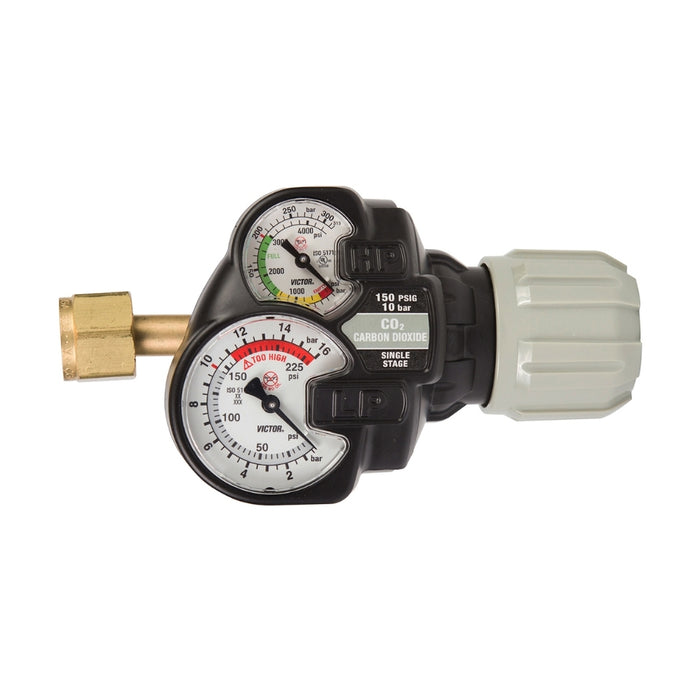 Victor EDGE™ 2.0 ESS32 Medium Duty Regulators - 80CFH-320 Ar-CO2 Flowgauge CGA 320