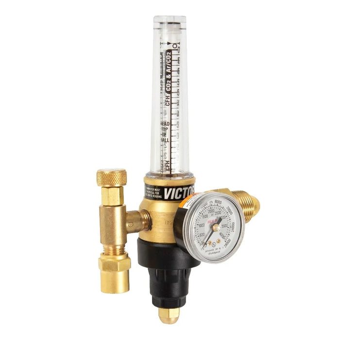 Victor HRF 2400 Pro Series Heavy Duty Flowmeters - HRF Pro, 70 CFH CO2/Argon, CGA 320 Inlet, CGA 032/022 Outlet