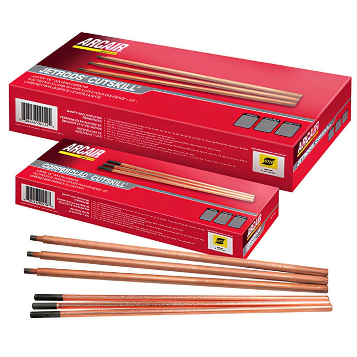 Arcair Hollow Copperclad DC Gouging Electrodes - 22053003HC - 5/16" X 12" CUTSKILL HOLLOW CARBON - 50 Pcs