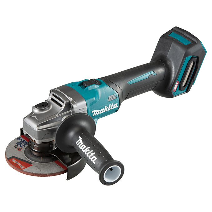 MAKITA - 40VMAX XGT BRUSHLESS 5" ANGLE GRINDER W/THUMB SWITCH, TOOL ONLY - GA005GZ