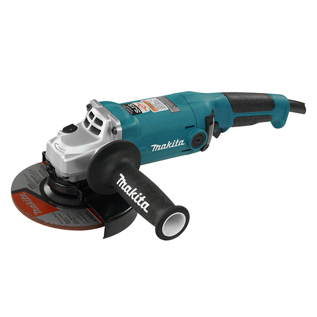 MAKITA - 6" ANGLE GRINDER W/SJS,ELECTRIC BRAKE & TRIGGER SWITCH AC/DC - GA6020Y