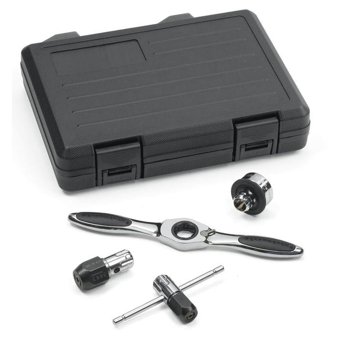 GEARWRENCH - 5 PIECE RATCHETING TAP AND DIE ACCESSORY SET - 3880