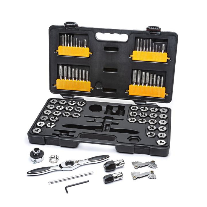 GEARWRENCH - 77 PIECE SAE/METRIC RATCHETING TAP AND DIE SET - 3887
