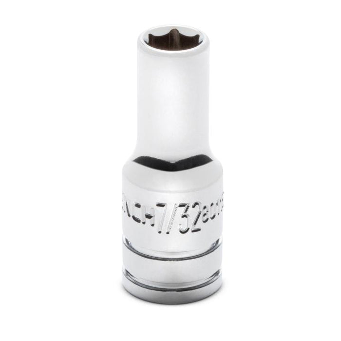 GEARWRENCH - 1/4" DRIVE 6 POINT MID LENGTH SAE SOCKET 7/32" - 80116S-06