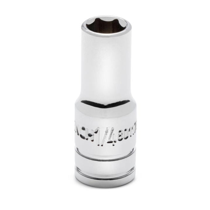 GEARWRENCH - 1/4" DRIVE 6 POINT MID LENGTH SAE SOCKET 1/4" - 80117S-06