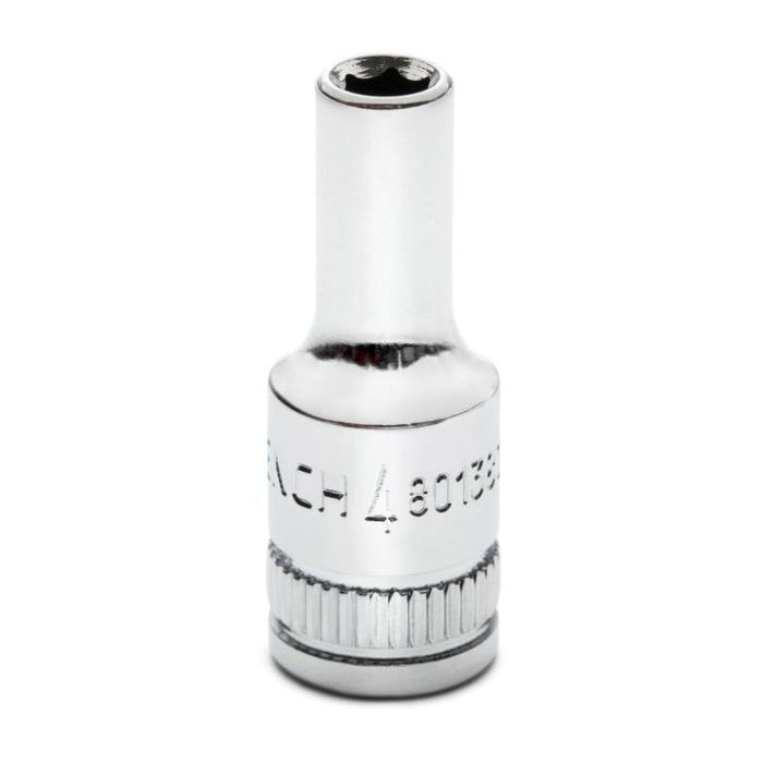 GEARWRENCH - 1/4" DRIVE 6 POINT MID LENGTH METRIC SOCKET 4MM - 80138S-06