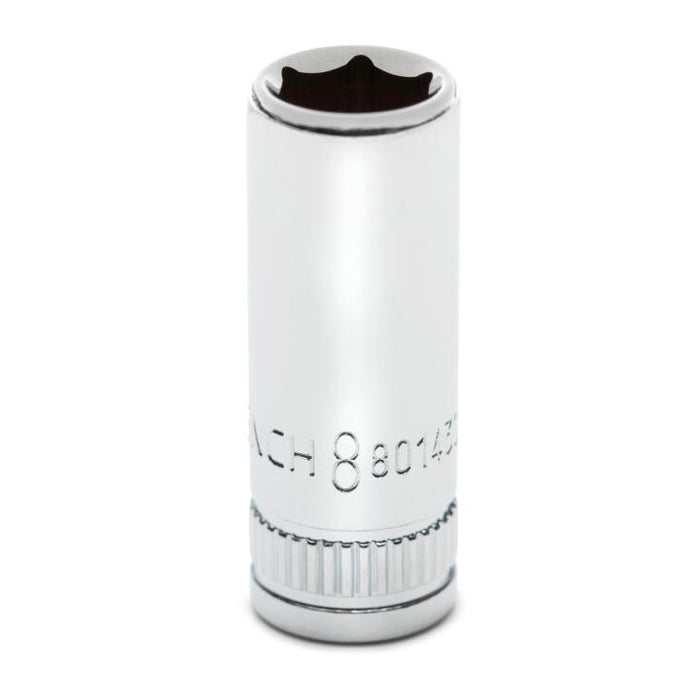 GEARWRENCH - 1/4" DRIVE 6 POINT MID LENGTH METRIC SOCKET 8MM - 80143S-06