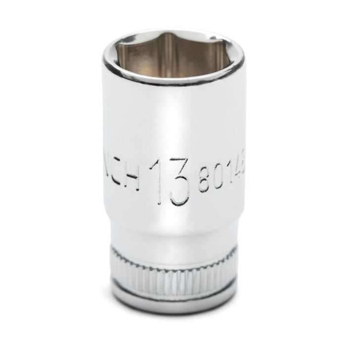 GEARWRENCH - 1/4" DRIVE 6 POINT MID LENGTH METRIC SOCKET 13MM - 80148S-06