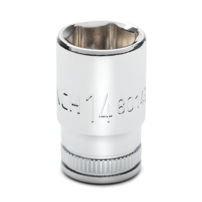 GEARWRENCH - 1/4" DRIVE 6 POINT MID LENGTH METRIC SOCKET 14MM - 80149S-06
