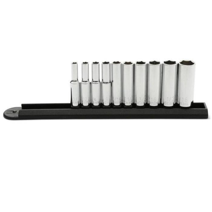GEARWRENCH - 10 PIECE 1/4" DRIVE 6 POINT DEEP SAE SOCKET SET - 80305