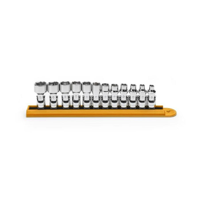 GEARWRENCH - 12 PIECE 1/4" DRIVE 6 POINT FLEX METRIC SOCKET SET - 80311
