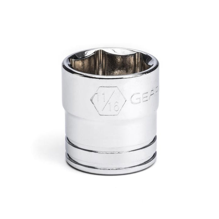 GEARWRENCH - 3/8" DRIVE 6 POINT STANDARD SAE SOCKET 11/16" - 80357