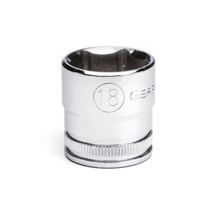 GEARWRENCH - 3/8" DRIVE 6 POINT STANDARD METRIC SOCKET 18MM - 80386