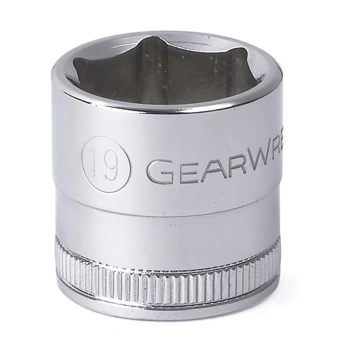 GEARWRENCH - 3/8" DRIVE 6 POINT STANDARD METRIC SOCKET 19MM - 80387