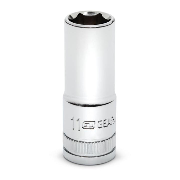 GEARWRENCH - 3/8" DRIVE 6 POINT MID LENGTH METRIC SOCKET 11MM - 80393S-06